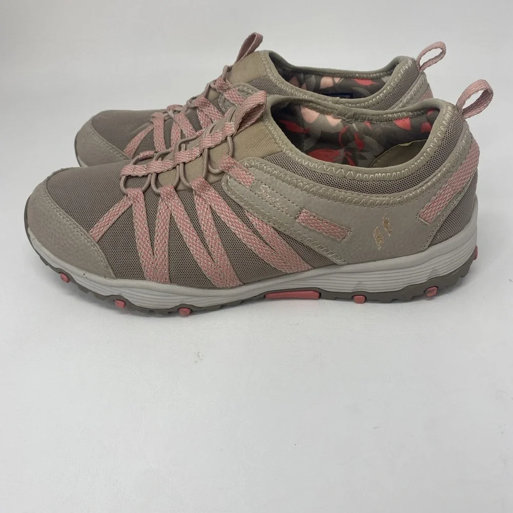 Skechers Seager Hiker Sneakers Womens Size 8.5 Taupe Comfort Slip On Trail Shoes - Picture 4 of 9